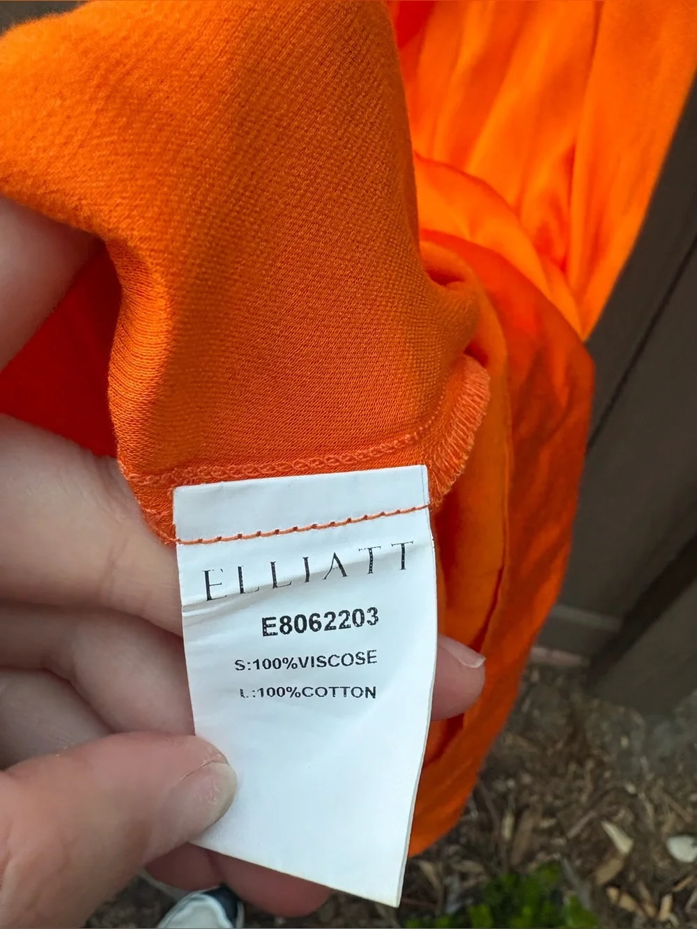 ELLIATT Visitant Maxi Dress in Papaya Bright Orange Sundress Sun Gown small - Picture 6 of 10